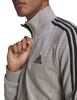 Chandal Adidas M 3S FT TT Gris/Negro Hombre