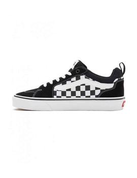 Zapatillas Vans Filmore YT Checkerboard Negro/Bco