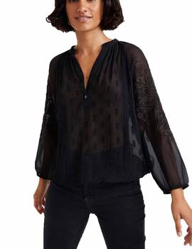 Blusa Desigual Janis Negro Mujer