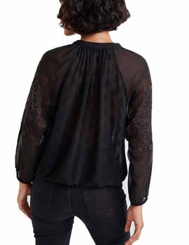 Blusa Desigual Janis Negro Mujer