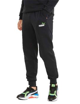 Pantalon Puma ESS+ 2  Col Logo Negro Hombre