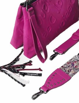 Bolso Desigual Galia Dortmund Fucsia Mujer