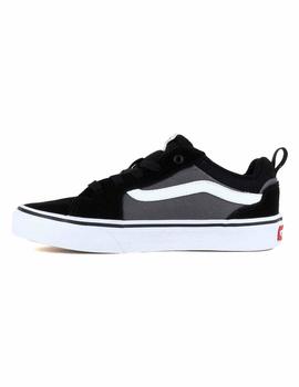 Zapatillas Vans Youth Filmore Gris/Negro suede/can