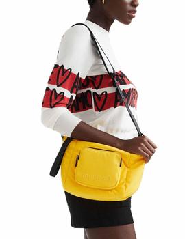 Bolso Desigual Logging Amber Amarillo Mujer