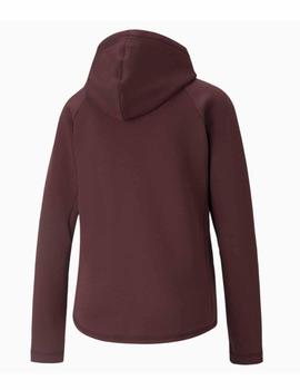 Chaqueta Puma Evostripe Full-Zip Marron Mujer