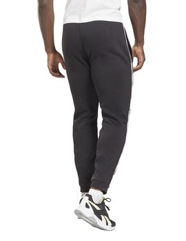 Pantalon Reebok TE Piping Jogger Negro Hombre