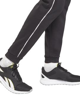 Pantalon Reebok TE Piping Jogger Negro Hombre