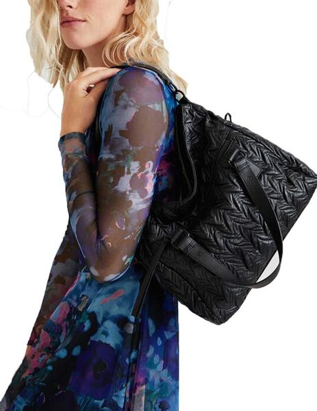 Desigual Azalea Loverty 2.0. Negro Mujer