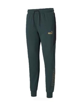 Pantalon Puma Winterized Verde/Negro Hombre