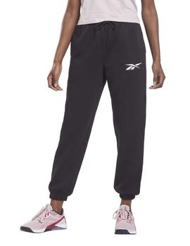 Pantalon Reebok TE Vector Fleece Negro Mujer