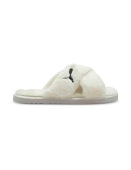 Zapatillas casa Puma Fluff X Strap BX Blanco Mujer