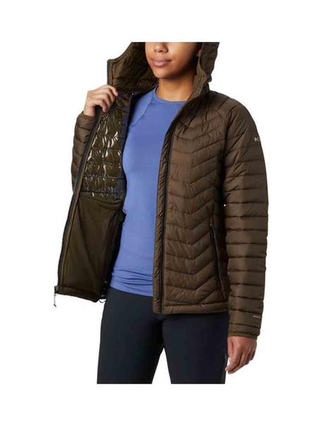 Columbia Mujer Chaqueta con Capucha, Powder Lite : : Moda