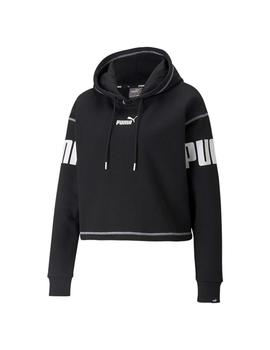 Sudadera Puma Power Negro/Blanco Mujer