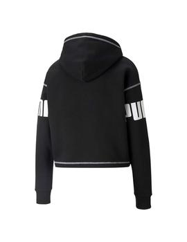 Sudadera Puma Power Negro/Blanco Mujer