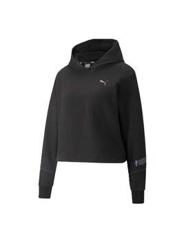 Sudadera Puma Cyber Cropped Negro Mujer