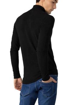 Jersey Tiffosi Bond cuello alto Negro Hombre