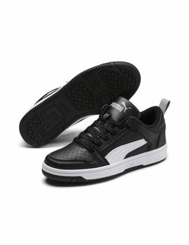 Zapatillas Puma Rebound Layup Lo Negro/Blanco