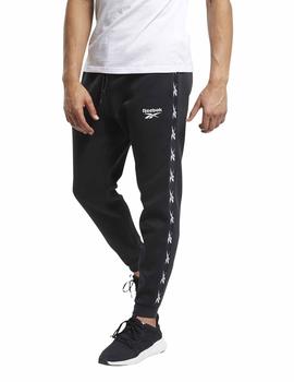 Pantalon Reebok TE Tape Negro Hombre