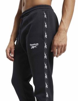 Pantalon Reebok TE Tape Negro Hombre