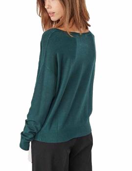 Jersey Naf Naf Melodie Verde Oscuro Mujer