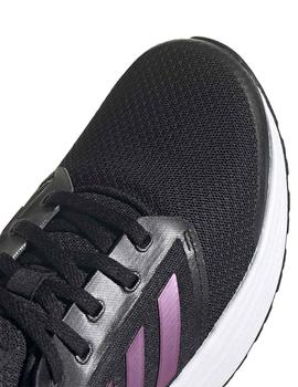 Zapatillas Adidas Galaxy 5 Negro/Morado Mujer