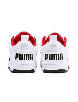 Zapatillas Puma Rebound Layup Lo Blanco/Negro/Rojo