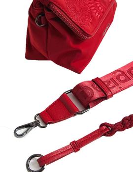 Bolso Desigual Mandarala Venecia Mini Rojo Mujer