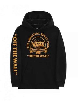 Sudadera Capucha Vans Niños Original Grind Negro