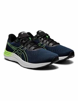 Zapatillas Asics Gel Excite 8 Marino/Verde Hombre