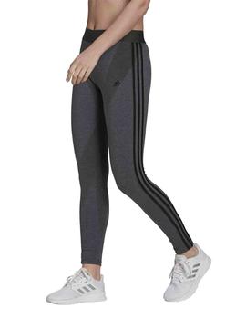 Leggings Adidas W 3S Gris/Negro Mujer