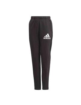 Pantalon Adidas B BOS FL Negro/Blanco Niño