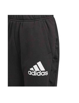 Pantalon Adidas B BOS FL Negro/Blanco Niño