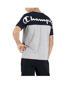 Camiseta Champion MC c caja Gris/Marino Hombre