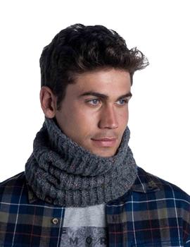 Cuello Buff Knitted & Fleece Kim Gris/Multicolor