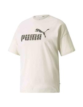 Camiseta Puma Winterized Crudo Mujer
