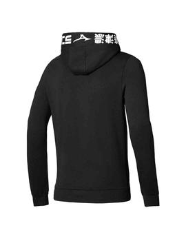 Sudadera Mizuno Athletic Katakana Negro Hombre