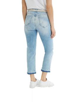 Pantalon Desigual Pondio Azul Mujer