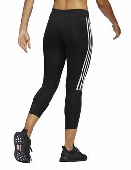 Leggings Adidas Run It Negro/Blanco Mujer