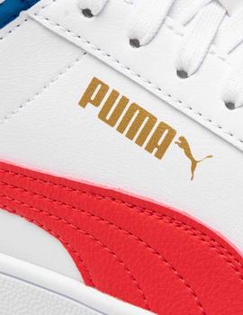Zapatilla Puma Shuffle Mid Blanco/Rojo/Azul