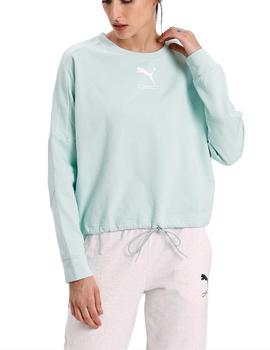 Sudadera Puma Nu-tility Verde Para Mujer