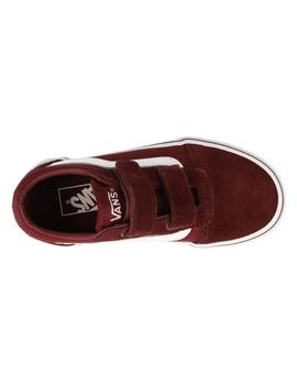 Zapatillas Vans YT Ward V Suede/Canvas Granate/Bco