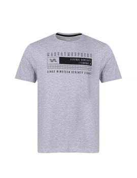 Camiseta Tiffosi Dewar MC Gris Hombre