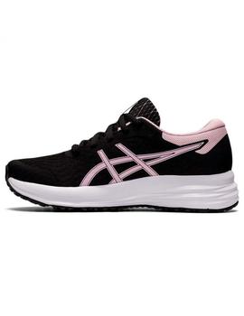 Zapatillas Asics Patriot 12 Negro/Rosa Mujer