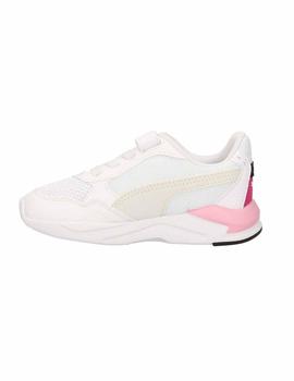 Zapatillas Puma X-Ray Speed Lite AC Bco/Rosa Niña