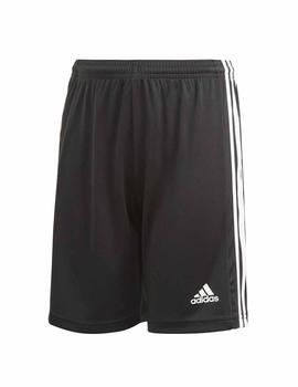 Pantalon corto Adidas Squad 21 Negro/Blanco Niño