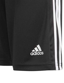 Pantalon corto Adidas Squad 21 Negro/Blanco Niño