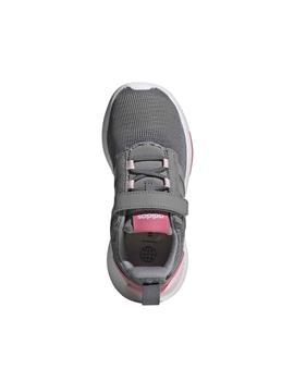 Zapatillas Adidas Racer TR21 C Gris/Rosa Niña