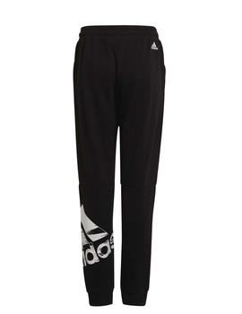 Pantalon Adidas B Logo Negro/Blanco Niño