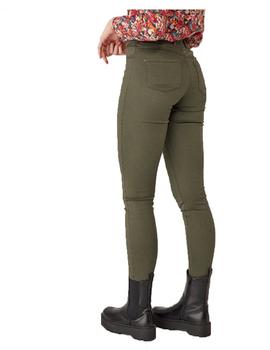 Pantalon Naf Naf FPower Skinny Verde Mujer