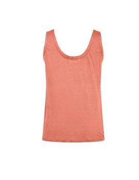 Camiseta Naf Naf Oalpha SM Naranja Mujer